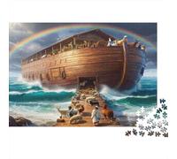 NoahsArcobaleno Puzzles 1000 Pezzi In Cartone Pressato,Un Classico Puzzle A Pezzi Per Enigma Ultra Difficile,Ideale Per Hobby Invernale,Il Miglior Regalo Per Gli Amanti Dei Puzzle 70x50cm/1000pcs