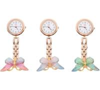 NOALED 1 set di orologi da taschino a forma di 3 pezzi, orologi al quarzo vintage