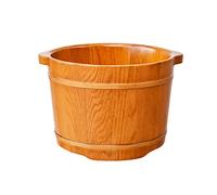 NOALED Bubble Foot Barrel Spa Pedicure Vaschetta per pediluvio Vaschetta per pediluvio Piccola Lavabo per Piedi in Legno massello Massaggio dei Punti di agopuntura