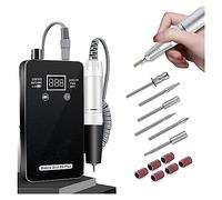 NOALED Levigatrice per Unghie Trapano per Unghie Portatile Ricaricabile da 30000 Giri/min, Set levigatrice per Unghie, Trapano Elettrico per Manicure ad Alta velocità per scolpire S