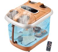NOALED Massaggiatore per pediluvio, Massaggiatore per pediluvio con Calore per Sollievo e Relax dei Piedi, Aumento delle Bolle, Tramite Schermo di Controllo Digitale, Pietra per Pedicure