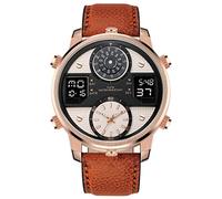 NOALED Nuovo Orologio Sportivo da Uomo, Orologio al Quarzo Luminoso Impermeabile con quadrante Grande, Impermeabile, Luminoso, Data, cronometro, Segnale orario, Sveglia, 12/24 Tim