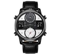 NOALED Nuovo Orologio Sportivo da Uomo, Orologio al Quarzo Luminoso Impermeabile con quadrante Grande, Impermeabile, Luminoso, Data, cronometro, Segnale orario, Sveglia, 12/24 Tim
