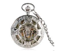 NOALED Orologio da taschino meccanico Uomo Donna Orologio al quarzo antico Visualizzazione dei numeri per orologi da taschino con collana retrò per adolescenti Vintage