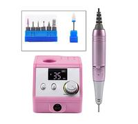 NOALED Rettificatrice per Unghie 35000 Giri/min Supporto Portatile Set di Trapani elettrici per Unghie, Trapano a Batteria per Manicure Pedicure lucidatore per Unghie per Fai da Te Hom