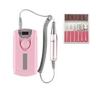 NOALED Rettificatrice per Unghie Set Professionale per Manicure, Punte elettriche per Trapano per Unghie 30000 RPM, Fresa per Lima per Unghie Levigatrice, Pedic per Smalto Gel