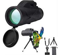 NOALED Telescopio monoculare ad Alta Definizione 80x100, nuovissimo monoculare Impermeabile, mirino ad Alta Potenza con Supporto per Smartphone e treppiede per Gioco con la Palla/Visite turistiche/