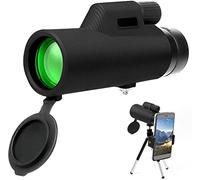 NOALED Telescopio monoculare Mirino Impermeabile, Telescopio monoculare 12x50 Ad Alta Potenza BAK4 Prism HD Monoculare con Supporto per Smartphone e treppiede per Uccelli Adulti WA