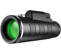 NOALED Telescopio monoculare, monoculare per Adulti ad Alta Potenza, telescopio monoculare BAK4 Prisma FMC HD, monoscopio Zoom Impermeabile con Supporto per Smartphone, Tri
