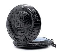 NOALED The Russia Federation Soviet Falce Hammer Case Design Watch Retro Russia Emblem Communism Collana Pocket Watch Chain, Fashion