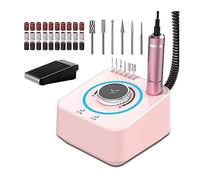 NOALED Trapano Elettrico per Unghie, rettificatrice per Unghie, Kit Professionale per Trapano per Unghie Efile da 40000 Giri/min, Lima per Unghie elettrica per Unghie acriliche, Unghie in Gel