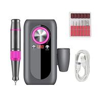 NOALED Trapano per Unghie, Trapano Elettrico per Unghie, Macchina per Manicure Professionale da 30000 Giri/min, Apparecchio per Manicure, Kit Pedicure Lima per Unghie con taglierina per Unghie