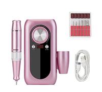 NOALED Trapano per Unghie, Trapano Elettrico per Unghie, Macchina per Manicure Professionale da 30000 Giri/min, Apparecchio per Manicure, Kit Pedicure Lima per Unghie con taglierina per Unghie