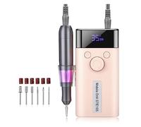 NOALED Trapano per Unghie, Trapano per Unghie 35000 Giri/min con Display LCD, levigatrice elettrica Professionale per Set di frese per Manicure Professiona