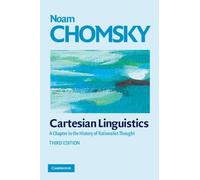 Noam Chomsky Cartesian Linguistics (Tascabile)