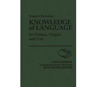 Noam Chomsky Knowledge of Language (Copertina rigida)