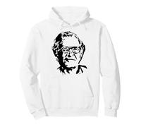 Noam Chomsky - Stencil Felpa con Cappuccio