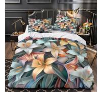 NOASDGYEI Colpo di fulmine Set Di Copripiumino 3 Pezzi microfibra stampa 3D incluso federe con cerniera Cielo scuro e tempestoso copripiumino for bambini adulti ragazzi Double（200x200cm）