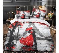 NOASDGYEI Pomodori maturi Set Di Copripiumino 3 Pezzi ultra microfibra motivo 3D con cerniera con federe per cuscini Giardino botanico copripiumino for ragazzi e adulti Double（200x200cm）