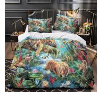 NOASDGYEI Tempio giapponese Set Di Copripiumino Set di 3 Pezzi morbida microfibra motivo 3D con federe per cuscini con cerniera xilografia copripiumino for coppie e adulti King（220x240cm）