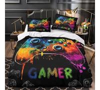 NOASDGYEI Uccelli notturni copripiumino 3 Pezzi ultra stampa 3D con federe per cuscini con cerniera illustrazione vettoriale Set Di Copripiumino for ragazzi e adolescenti Super king（260x220cm）