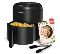 Noaton A20 Essential Friggitrice ad Aria Calda 2L, Friggitrice senza olio, Incluso ricettario e pinze da cucina 26 cm, 1000W, 6 programmi, Display digitale, Superficie opaca, Compatta, per 1-2 persone