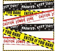 Noaxylic 3 Rotolo Nastro Scena del Crimine non Adesivo, 6.5cm x 9m, Nastro di Avvertimento Halloween, Caution Tape per Sicurezza Decorazioni Esterne, per Halloween Decorazioni, Feste, Aree Pericolose