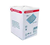NOBA saugkompressen, non sterile, compresse, wundauflagen, 25 pezzi, scelta dimensioni - 10 cm x 10 cm