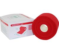 NOBAHAFT fine fixation bandage tape red 20 m x 6 cm, single packed by Noba Verbandmittel