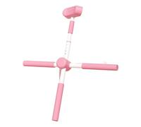 NOBBAT Correttore posturale, bastone yoga anti-gobba, regolabile in quattro direzioni, dispositivo di allenamento ergonomico per lo stretching del corpo(Rosa)
