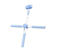 NOBBAT Correttore posturale, bastone yoga anti-gobba, regolabile in quattro direzioni, dispositivo di allenamento ergonomico per lo stretching del corpo(Blu)