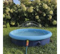 Nobby 2 in 1 Splash-Pool blu; M: Ø 120 x 30 / 25 cm