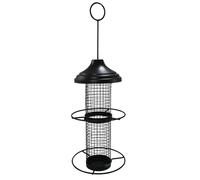 Nobby 25615 - Colonna per mangimi, Ø 15 x 30 cm, colore: Nero