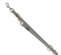 Nobby 52059-42 Guinzaglio Full Reflect grigio L-XL: 200 cm, larghezza 25 mm