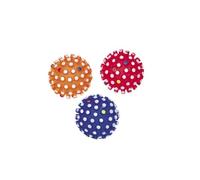 Nobby Vinyl Pallone a Noppine "CLASSIC" con Squeaker assortiti colori Ø 6 cm