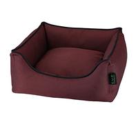 Nobby 61848 ECO - Letto confortevole, rettangolare, in ESAT bordeaux, 75 x 60 x 23 cm
