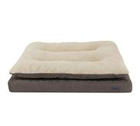 Nobby 61875 - Tappetino ortopedico confortevole, rettangolare, modello Vara, marrone-beige, 91 x 68 x 12,5 cm (lunghezza x larghezza x altezza)