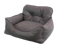 Nobby 61931 - Letto confortevole rettangolare ENOCK grigio scuro, 75 x 70 x 22/38 cm