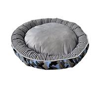 Nobby 62827 Donut Classic Elio - Letto confortevole, colore: Blu mimetico, diametro 110 x 35 cm