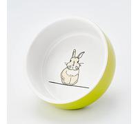 Nobby 73768 Ciotola in Ceramica Rabbit, Verde/Bianco