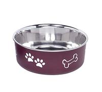 Nobby ciotola in acciaio inox "FUSION", antiscivolo rosso; 16 cm 0,94 ltr