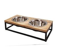Nobby 73855 Elegant Diner - Supporto per ciotole, 48 x 22 x 16 cm, 0,8 litri