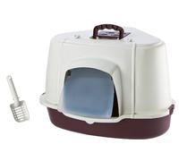 Nobby lettiera angolare per gatti con copertura speciale L x P x A: 70 x 57 x 48 cm grigio