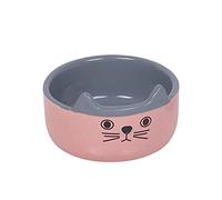 Nobby ciotola in ceramica per gatti "Cat Face" rosa Ø 13,0 x 4,0 cm, 0,16 l