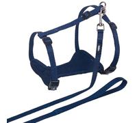 Nobby 88411-06 Pettorina per gatti in rete blu L-XL