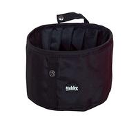 Nobby 88914 Rio - Ciotola da viaggio Ø 15 x 10 cm, 1,0 l, colore: Nero