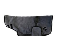 Nobby Accappatoio Per Cani Dry & Clean Grigio In Microfibra Asciugatura Rapida