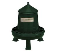 Nobby alimentatore per pollame "RECYCLE" con piedi in plastica 4 kg, Ø 33 x 37,5 cm