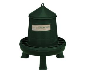 Nobby alimentatore per pollame "RECYCLE" con piedi in plastica 4 kg, Ø 33 x 37,5 cm