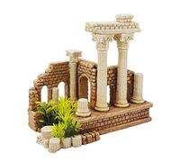 Nobby Aqua Ornaments - Colonna Antica con Piante, 22 x 12 x 19 cm, 1 Pezzo